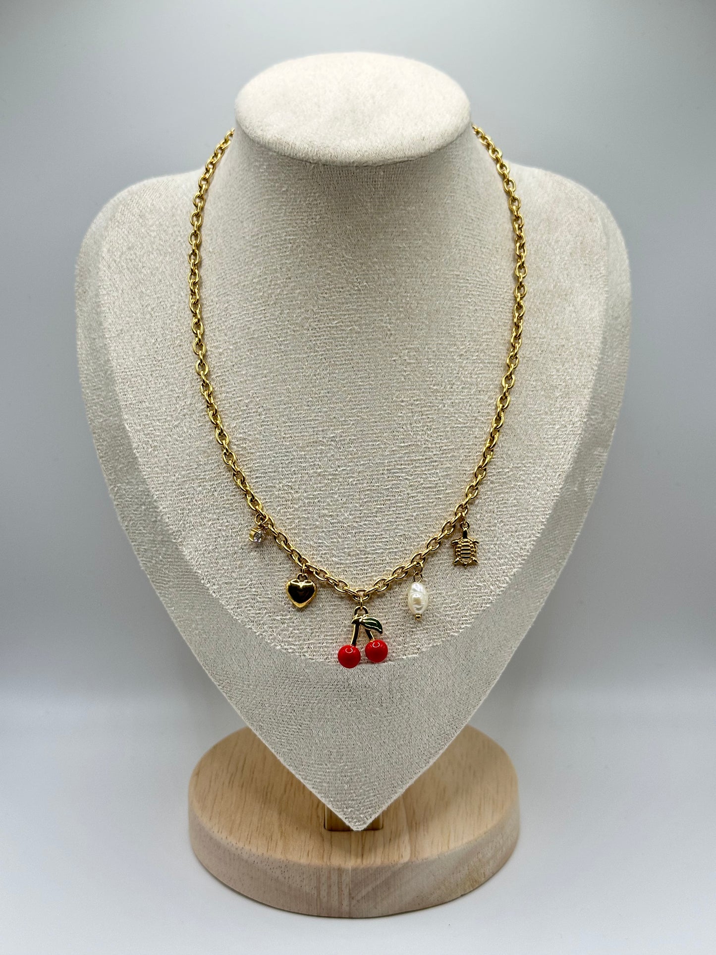 Collier pampille cherry